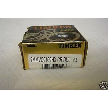 TIMKEN 2MMVC9109HX CR DUL SUPER PRECISION BEARINGS (MATCHED PAIR) NEW IN BOX