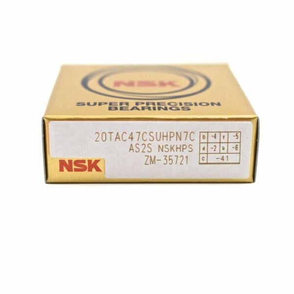 NSK 20TAC47CSUHPN7C CNC ballscrew support bearing (ref 20TAC47BSUC10PN7B) #2 image